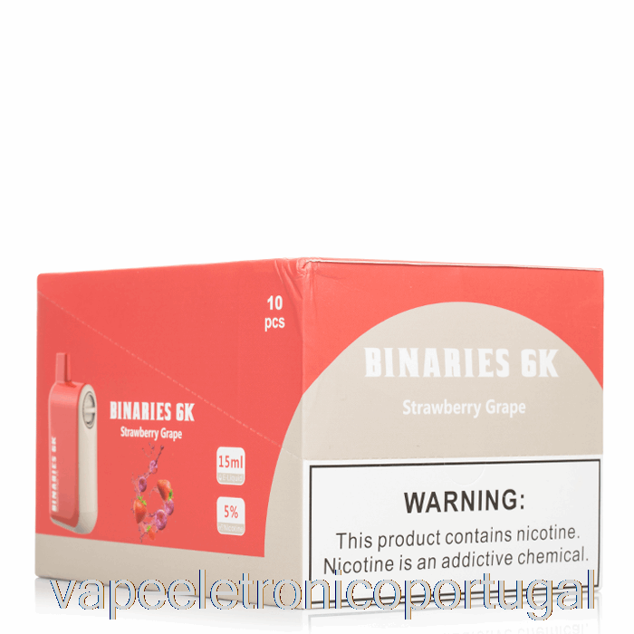 Vape Eletrônico [pacote Com 10] Binários Horizonte 6k 6000 Descartáveis